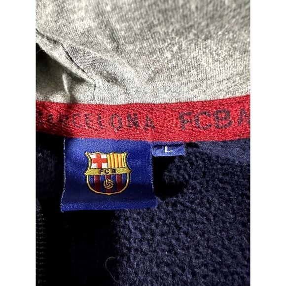 FCB FB Barcelona 1899 Hoodie Soccer Football Sweatshirt Men’s Large - Picture 9 of 10